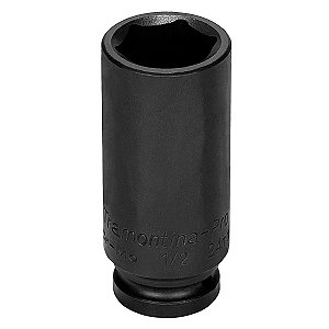 Soquete de Impacto Sextavado Longo em Aço Cromo Molibdênio 10 mm - Encaixe 1/2'' Tramontina PRO