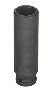 Soquete de Impacto Sextavado Longo em Aço Cromo Molibdênio 14 mm - Encaixe 1/4'' Tramontina PRO