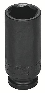 Soquete de Impacto Sextavado Longo em Aço Cromo Molibdênio 3/8'' - Encaixe 1/2'' Tramontina PRO