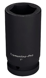 Soquete de Impacto Sextavado Longo em Aço Cromo Molibdênio 38 mm - Encaixe 1'' Tramontina PRO