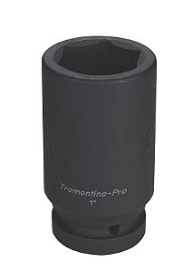 Soquete de Impacto Sextavado Longo em Aço Cromo Molibdênio 48 mm - Encaixe 1'' Tramontina PRO
