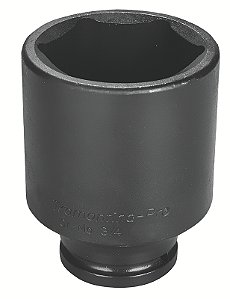 Soquete de Impacto Sextavado Longo em Aço Cromo Molibdênio 60 mm - Encaixe 3/4'' Tramontina PRO