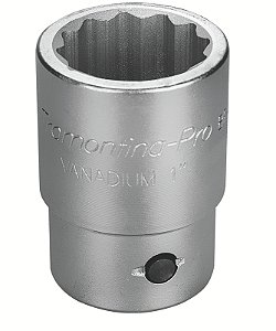 Soquete Estriado em Aço Cromo Vanádio 1.5/8" - Encaixe 1" Tramontina PRO