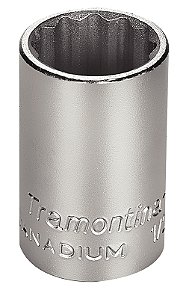 Soquete Estriado em Aço Cromo Vanádio 19/32" - Encaixe 1/2" Tramontina PRO