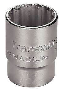 Soquete Estriado em Aço Cromo Vanádio 7/8" - Encaixe 1/2" Tramontina PRO