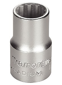 Soquete Estriado em Aço Cromo Vanádio 9/16" - Encaixe 1/2" Tramontina PRO