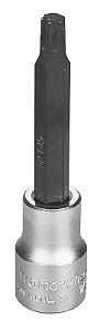 Soquete em Aço Cromo Vanádio Ponta Trafix Longa T45 - Encaixe 1/2" Tramontina PRO