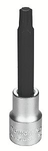 Soquete em Aço Cromo Vanádio Ponta Trafix Longa T50 - Encaixe 1/2" Tramontina PRO