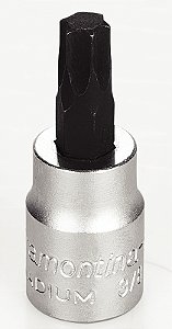 Soquete em Aço Cromo Vanádio Ponta Trafix T45 - Encaixe 3/8" Tramontina PRO