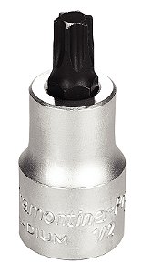 Soquete em Aço Cromo Vanádio Ponta Trafix T50 - Encaixe 1/2" Tramotina PRO - Tramontina
