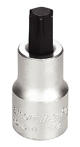 Soquete em Aço Cromo Vanádio Ponta Trafix T55 - Encaixe 1/2" Tramontina PRO
