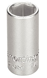 Soquete Sextavado 1/4" - Polegadas Tramontina PRO