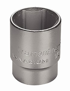 Soquete Sextavado em Aço Cromo Vanádio 1.3/16" - Encaixe 1/2" Tramontina PRO