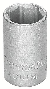 Soquete Sextavado em Aço Cromo Vanádio 19/32" - Encaixe 3/8" Tramontina PRO