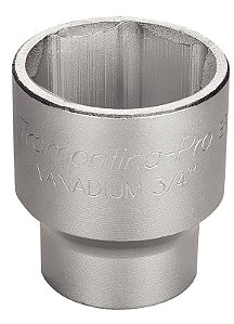 Soquete Sextavado em Aço Cromo Vanádio 60 mm - Encaixe 3/4" Tramontina PRO