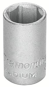 Soquete Sextavado em Aço Cromo Vanádio 7 mm - Encaixe 3/8" Tramontina PRO