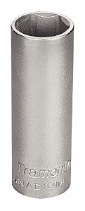 Soquete Sextavado Longo em Aço Cromo Vanádio 15/16" - Encaixe 1/2" Tramontina PRO