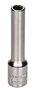 Soquete Sextavado Longo em Aço Cromo Vanádio 7 mm - Encaixe 1/4" Tramontina PRO