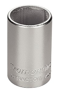 Soquete Xtractor Plus em Aço Cromo Vanádio 17 mm - Encaixe 1/2" Tramontina PRO