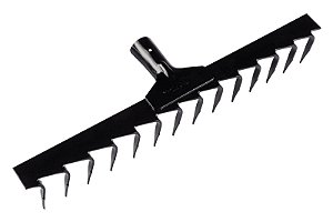 Ancinho Estampado Metálico Tramontina 14 Dentes sem Cabo
