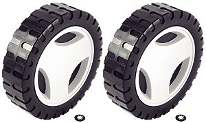 Roda Maior Ø 170 mm e Calota Plástica Tramontina (2 un.) para Cortador de Grama CE35P