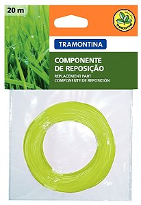 Fio de Nylon 1,8 mm Tramontina para Aparador de Grama com 20 m de Comprimento