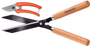 Conjunto de Tesoura de Poda e Tesoura para Cerca Viva/Grama Tramontina 2 Peças