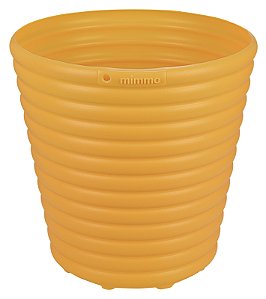 Cachepô Vaso Tramontina Mimmo em Plástico Amarelo 5,5 L