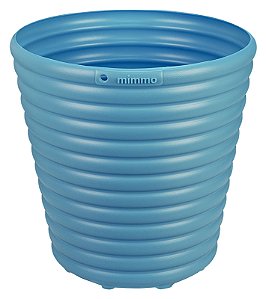 Cachepô Vaso Tramontina Mimmo em Plástico Azul 5,5 L