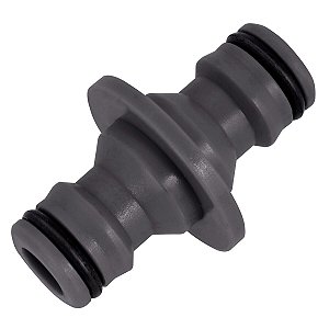 Conector para 2 Engates Rápidos Tramontina para Mangueiras 1/2" 5/8" e 3/4"