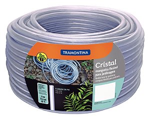 Mangueira Cristal Tramontina em PVC 1 Camada 200 m
