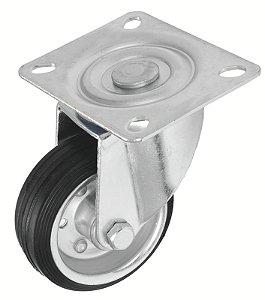 Rodízio Articulado para Carro Aberto 44951 - 80 mm Tramontina PRO