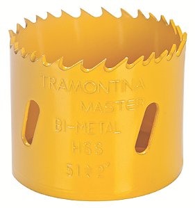 Serra Copo Bi-Metálica 41 mm 1.5/8" Tramontina MASTER com Dentes em Aço Rápido HSS