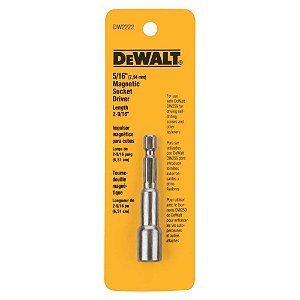 Suporte magnético para bits sextavado 1/4" x 5/16" 65mm DW222 DEWALT