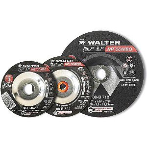 Disco de desbaste e corte 180,0mm x 3,5mm x 22,23mm 08B 712 WALTER