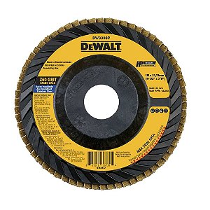 Flap-disc disco de desbaste/acabamento 4.1/2" - 115mm reto grão 60 DEWALT