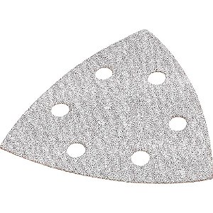 Lixa triangular com costado em pluma grão 80 para lixamento oscilante com multiferramenta DWASPTRI08 DEWALT