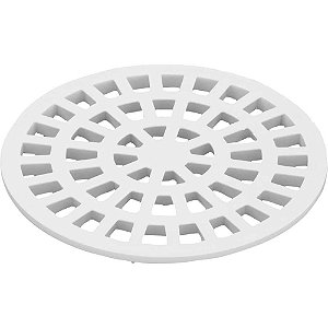 Grelha para ralo redonda branca n° 54 DN 100 940 KRONA - 12 unidades