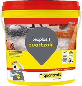Impermeabilizante para concreto e argamassa tecplus 1 33219.03.34.052 QUARTZOLIT