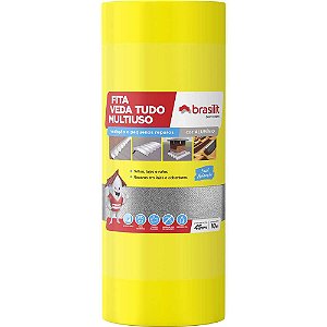 Fita autoadesiva com película em alumínio 45cm x 10m VEDA TUDO BRASILIT QUARTZOLIT