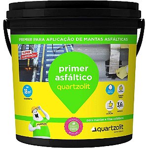 Primer impermeabilizante para manta asfáltica 3,6L 0607.00042.0036GL QUARTZOLIT