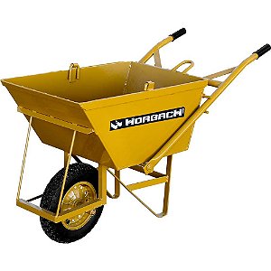 Carrinho de mão jerica com elevação 100 litros pneu com câmara HORBACH