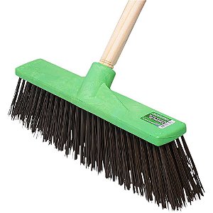 Vassoura tipo gari cepa plástica cerdas de nylon ODIM