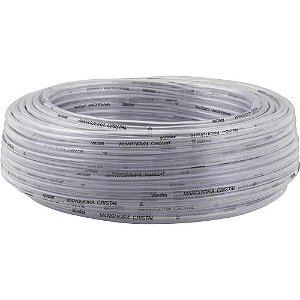 Mangueira cristal 1/8" x 2,0mm rolo 50m VONDER