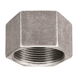 Tampão sextavado ferro galvanizado 3/4" BSP classe 150 124160733 TUPY