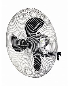 Ventilador de parede oscilante 65,0cm 110V/220V preto e cromado VPL 10201 VENTISILVA