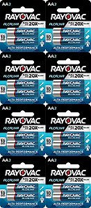 Pilha alcalina pequena (AA) cartela com 16 peças 20859 RAYOVAC