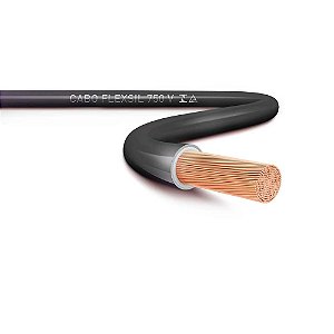 Cabo flexível 750V 4 mm² x 100 metros preto SIL