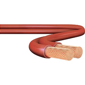 Cabo flexível paralelo 300V 2 x 1,5 mm² com 100 metros marrom SIL