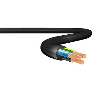 Cabo flexível 3 x 2,5 mm² PP 500V SIL